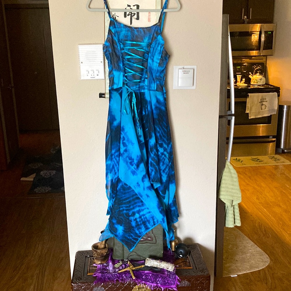 Tie dye Blue Dress